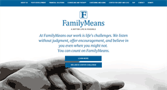 Desktop Screenshot of familymeans.org